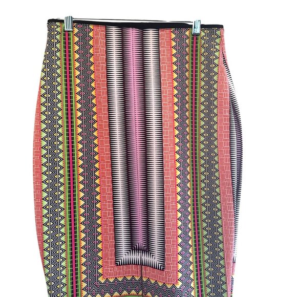 Bisou Bisou Size M Stretch Pencil Skirt Women's Medium Below Knee High Rise - Picture 1 of 9